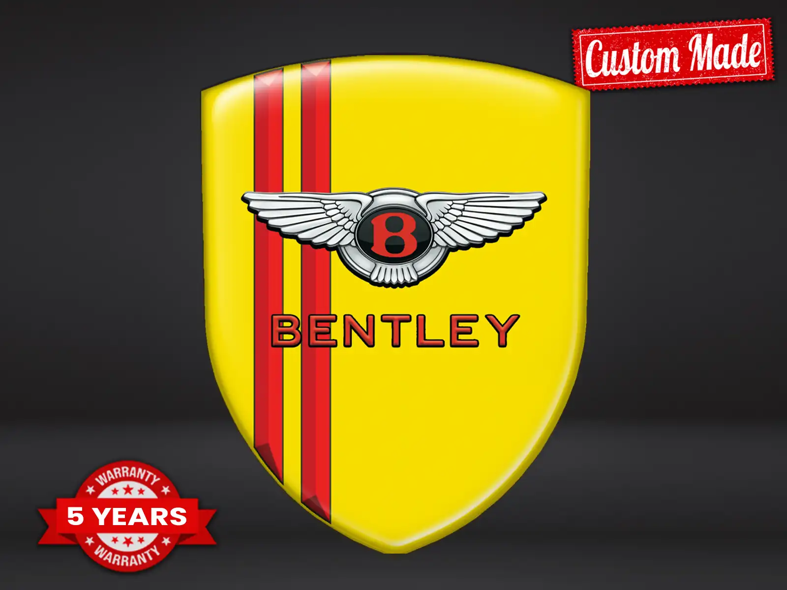 Bentley Rear Window Stickers Cars Tuning Luxury Minimal